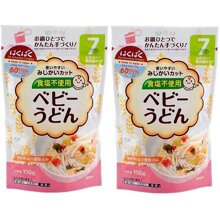Combo 2 gói mì ăn dặm Hakubaku baby Udon