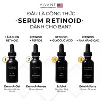 [3ml thử] Vivant Exflo-A , Mandelic Acid 8%, True Tone, DERM-A-RENEW, BP 10% Gel, Derm-A-Gel Chống Lão Hóa giảm nám