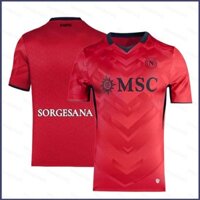 3p 2024-2025 Serie A SSC Napoli GK Áo thi đấu sân nhà Trẻ em Người lớn Áo thun bóng đá Plus Size