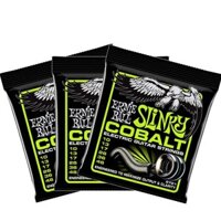 3Pcs ERNIE BALL ELECTRIC GUITAR STRINGS 2721 SLINKY COBALT 10-46 GAUGE