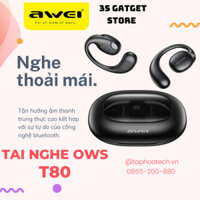 3S Tai Nghe Không Dây Tai Nghe Bluetooth Chính Hãng Awei T80 Tai Nghe Thể Thao Kiểu Dáng Đeo Vành Tai Bảo Hành 12 Tháng