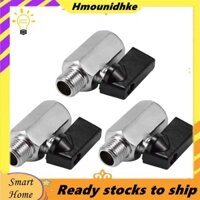 3x Chrome Brass 1 / 4Inch Bsp Van Bi Chủ Đề Tập Nam Đến Nữ Máy Nén Khí Ống