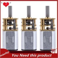 3x DC 6V 10RPM Động Cơ Giảm Tốc Độ Micro Động Cơ Mini Với 2 Thiết Bị Đầu Cuối Cho Xe RC Mô Hình Robot Đồ Chơi DIY