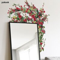 3x Nhãn Dán Tường Hoa Hồng Phông Nền PVC Đề Can Dán Tường Cho Phòng Chơi Mầm Non