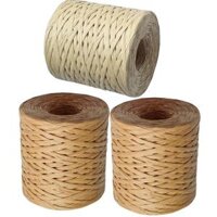 3x Raffia Paper Ribbon  Twine for Party Gift Wrapping Florist Weaving