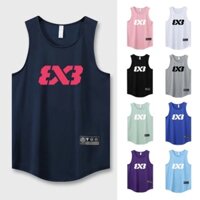 3X3 vest quick-drying mesh breathable training suit FIBA basketball game without hurdle three on three Masters sponsorship