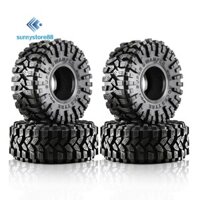 4 120mm 1.9In Lốp Xe Cao Su Lốp Bánh Xe Cho 1 / 10 RC Xe Bánh Xích Traxxas TRX4 RC4WD D90 Trục SCX10 90046 II III Redcat Thay Thế