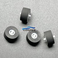 4 12.5mm * 6 * 1.5 với trục bánh xe đai ròng rọc cao su âm thanh nhúm con lăn cho máy ghi băng cassette trên boong Máy nghe nhạc âm thanh nổi
