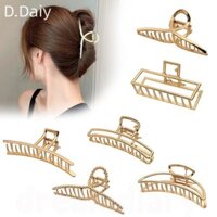 4 / 6 Bộ Kim Loại Hình Học Kẹp Tóc Lấy Kẹp Nữ Ngọt Ngào Mũ Thời Trang Retro Cá Tính Đa Năng Kẹp Tóc