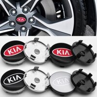 4 60mm lốp trung tâm nắp trung tâm ô tô trang trí logo cho Kia K2 K3 K5 KX3 KX1 KX5 SL KX CROSS Forte K9 Sorento SPORTAGE Soul ProCeed Phụ kiện ô tô