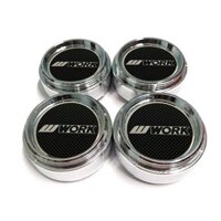 4 61mm OD / 58mm ID Work Emotion Car Wheel Rim Covers - Racing Wheel Center Caps & Hub Caps cho bánh xe | Phụ kiện sửa đổi ô tô