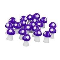 4-7pack 20x Miniature Mushroom Fairy Garden Terrarium Decor Bonsai Craft 7 - 4 Pcs