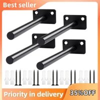 4 8Inch Kệ Nổi Chân Đế Thép Chắc Chắn Mù Kệ Hỗ Trợ Bộ Tròn Cho Tường Gạch Thạch Cao