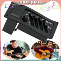 4 Ban Nhạc Acutic Guitar EQ Piezo Pickup Pre-Amp Unit Acoustic Guitar Pickup Preamp