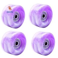 4 Bánh xe trượt patin có vòng bi trượt băng và ván trượt hai hàng 32mm x 58mm 82A