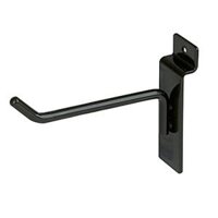4" Black Slatwall Hooks (Box of 50)