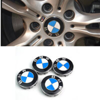 4 BMW logo Ô Tô Lái Lốp Bánh Xe Trung Tâm Miếng Dán Xe Trung Tâm Nắp Trung Tâm Biểu Tượng Huy Hiệu 68mm Cho Xe BMW e46 e39 e36 e90 e60 e30 e34 f