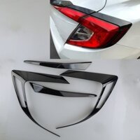 4 Bóng Đen Đuôi Đèn Phía Sau Bao Viền Phù Hợp Cho Xe Honda Civic Sedan 2016-2020