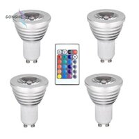 4 bóng đèn GU10 và điều khiển từ xa 1 với chức năng bộ nhớ Chế độ chiếu sáng 4 động Đèn pha 17 màu Đèn điểm có thể thay đổi