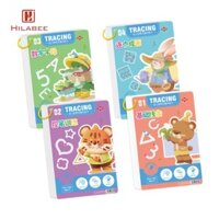 4 Bút Kiểm Soát Sách Huấn Luyện Viết Tay Sổ Tay Đồ Chơi Tương Tác Dễ Thương Thực Hành Copybook Cho Tuổi 3-6 Mẫu Giáo Bé Gái Bé Trai