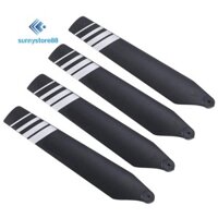 4 C127 Lưỡi Chính Cho Stealth Hawk Pro C127 Sentry RC Máy Bay Trực Thăng Drone Phụ Kiện