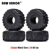 4 cái 2,2 "Super Swamper Rocks Lốp cao su 132MM cho các bộ phận xe RC 1 / 10 Trục bánh xích SCX10 TRX4 YETI KM2 RR10 Wraith 90056