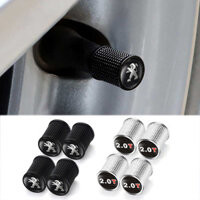 4 Cái / bộ Hợp Kim Van Xe Thân Nắp Dành Cho Xe Đạp Peugeot 5.0 2.0T 5008 4008 308 208 207 407 Bánh Xe Lốp Trang Trí