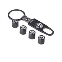 4 Cái / bộ Vỏ van lốp ô tô Toyota có móc khóa 4 cái / bộ phù hợp cho tất cả các loại xe tiêu chuẩn E-13