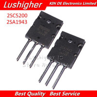 4 Cái / lốc 2 Chiếc 2SC5200 + 2 Chiếc 2SA1943 A1943 C5200 TO-3P Bộ khuếch đại công suất miễn phí vận chuyển