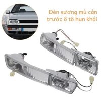 4 Cái/bộ Hun Khói Trước Sương Mù Với Nhan Cho Vw Golf Jetta Mk3 1993-1998 Xe Phản Quang Đèn Nhựa + Kim Loại