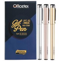 4 cây Bút Gel mực xanh OT-GP0023BU màu ngẫu nhiên