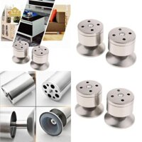 4 Chân đồ nội thất Đường kính 2 inch không gỉ, có đế cao su không trượt
