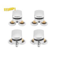4 Con Lăn Cửa Tắm 23 Mm Cửa Trượt Cửa Tắm Bánh Xe Thay Thế Con Lăn Runner Wheel (2 Trên & 2 Đáy)