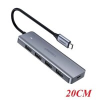 4 cổng bộ chia usb type c 3.0 Ugreen 70336 CM219