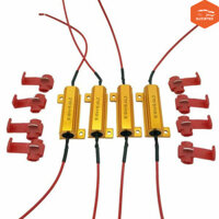 4 Đèn LED Chỉ Báo Chấn Lưu Tải Điện Trở Tốc Độ Flash Rơle Bật Bóng Đèn Tín Hiệu 50W 6 ohm Tải Điện Trở