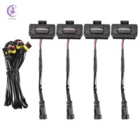 4 Đèn LED Lưới Tản Nhiệt Trước Cho Off Road Sport 2020 2021 Đèn Nướng Ngoài