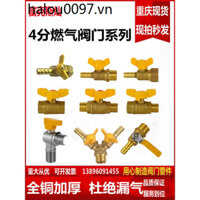 4 Điểm Khí Đồng Van Bi Khí Khí Tự Nhiên Chuyên Dụng Bên Trong Dây Ngoài Ba Chiều Một Mũi Van Công Tắc Nhôm Nhựa