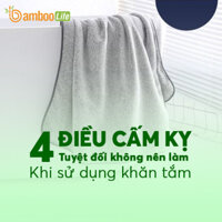 4 điều cấm kỵ tuyệt đối không nên làm khi sử dụng khăn tắm