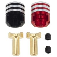 4 ĐỎ 3.5mm / 4.2mm / 5.2mm Tản Nhiệt Đồng Đạn Chuối Cắm RC Xe Pin Kết Nối