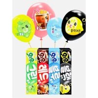 4 gói kẹo cao su Orion Wow nhập khẩu Hàn Quốc, hương vị trái cây, chanh đen, soda