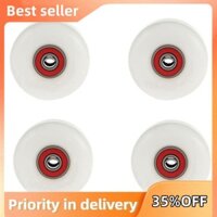 4 Gói Longboard Cruiser Bánh Xe Ván Trượt Longboard Bánh Xe Cho Ollie Punk Nhảy Trắng