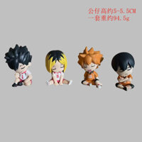 4 Haikyuu Hình Series Nhân Vật Hành Động Hinata Shoyo Sugawara Koushi Oikawa Tooru Mẫu Ngồi Đứng Đồ Trang Trí Quà Tặng