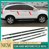 4 HONDA CRV Cửa Đúc Chrome Cửa Cao Su Bên Ngoài Ô Tô Bên Ngoài Cửa Sổ Đúc Weatherstrip Cói Đai Cho Xe HONDA CRV 2007-2011