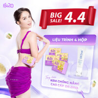 4 hộp Be20 Kẹo Dâu Tằm Trắng Da Ngọc Trinh Chính Hãng - tặng ngay 1 Kem Chống Nắng Dr.Diva