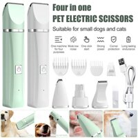 4 in1 Pet Dog Cat Clippers Hair Grooming Cordless Trimmer Shaver Tool Kit