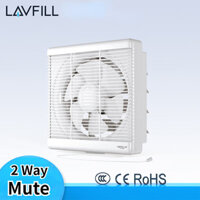 (4 Kích Thước) Quạt Xả 220V 2 Chiều Thông Gió Quạt Hút Mạnh Chống Thấm Nước Cho Nhà Bếp Cửa Sổ Vệ Sinh Quạt Thông Gió Công Nghiệp