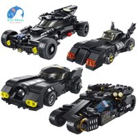 4 Kiểu DC Batman Batmobile Đồ Chơi Ô Tô, Tumbler Xe Xe Xe Chariot Khối Xây Dựng Đồ Chơi Trẻ Em