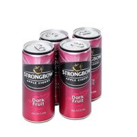 4 lon Strongbow dâu đen 330ml