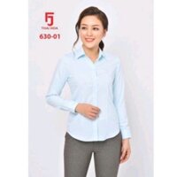 4 MÀU CÓ SẴN. Áo sơ mi Thái Hòa sọc tăm 3 màu xanh, hồng, tím