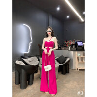 (4 màu) Jumpsuit nữ dài đẹp set jum ống rộng cao cấp .Beliss Store.  đồ bay set đồ nữ sang chảnh hiện đại tôn dáng